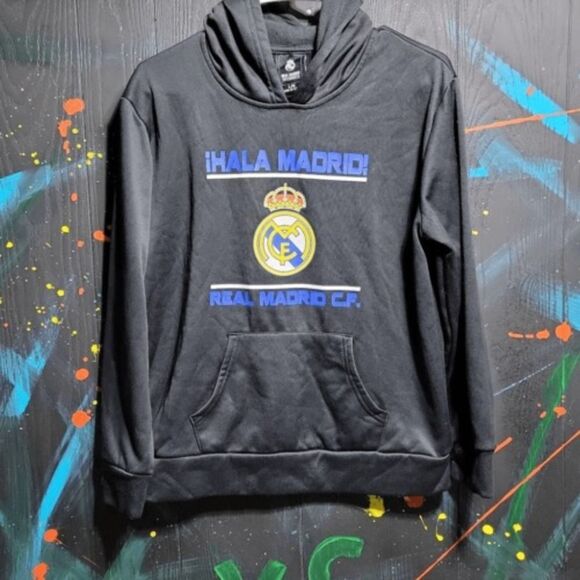 Real Madrid C.F. Hala Madrid! Hoodie SZ L #152 - Picture 1 of 4